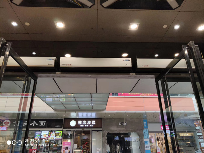 6G熱風(fēng)幕機(jī)萬(wàn)達(dá)項(xiàng)目