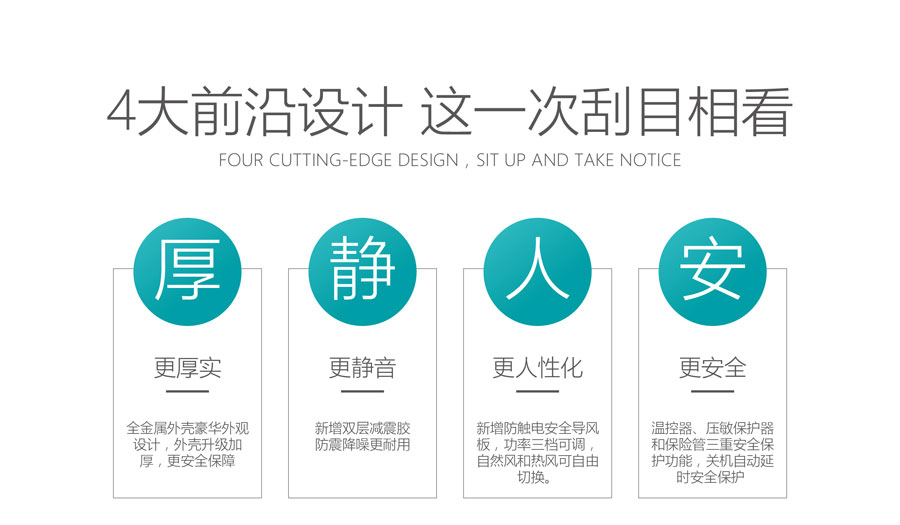 更厚實，更靜音，更人性化，更安全