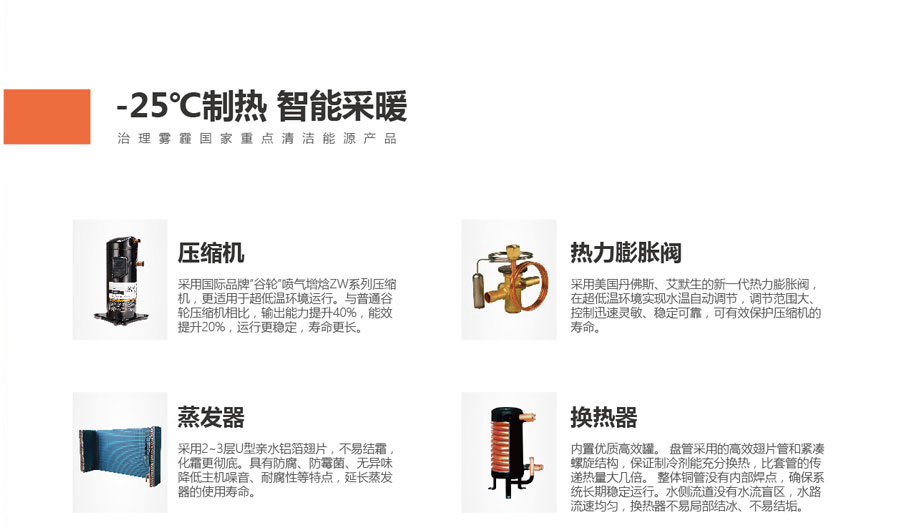-25℃制熱，智能采暖